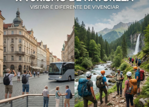 Turismo de Natureza x Turismo Convencional: Entenda a diferença entre apenas “visitar” e realmente “vivenciar”